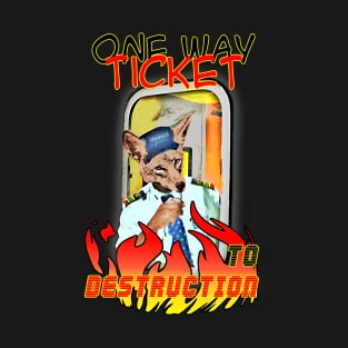 One Way Ticket By Indegenius Album Cover T-Shirt