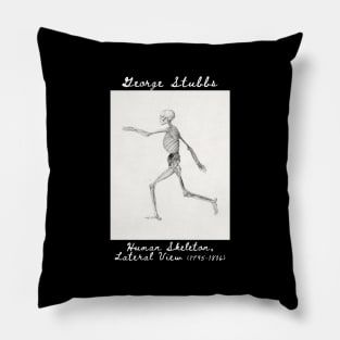 Human Skeleton, Lateral View, George Stubbs Pillow