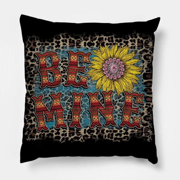 Be Mine Valentines Day Pillow by DigitalCreativeArt