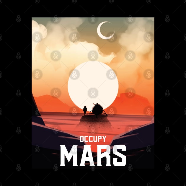 Occupy Mars Retro by Beltschazar