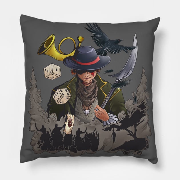 It's Time To Toss The Dice Pillow by Mandra