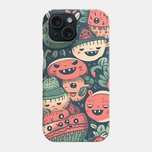 Goofy Expressive Watermelons Phone Case