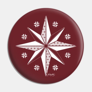 Star of Fëanor (white) Pin