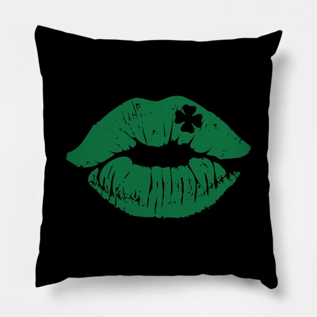 Kiss Me I'm Irish Pillow by BrightOne