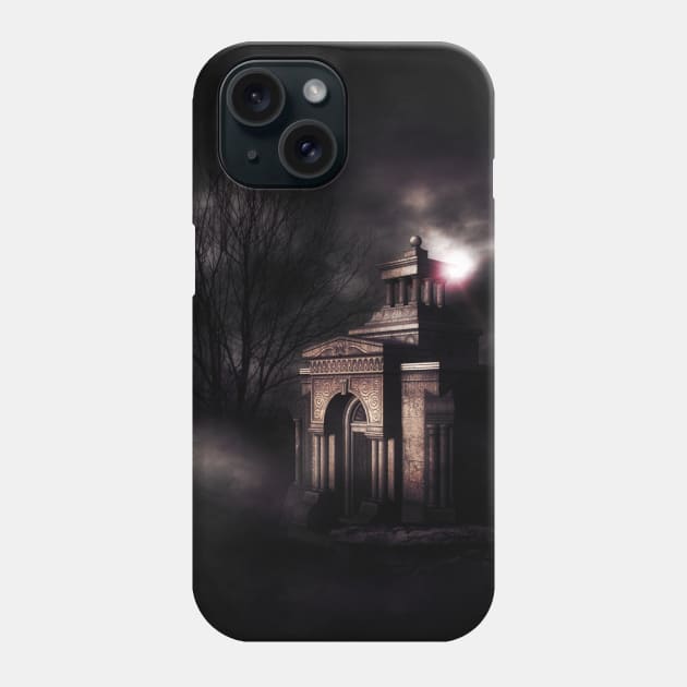 Crypt in the forest Phone Case by AnnArtshock