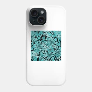 Green Leaf Fashion Print Phone Case