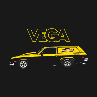 YELLOW VEGA PRO STOCK PANEL DELIVERY T-Shirt