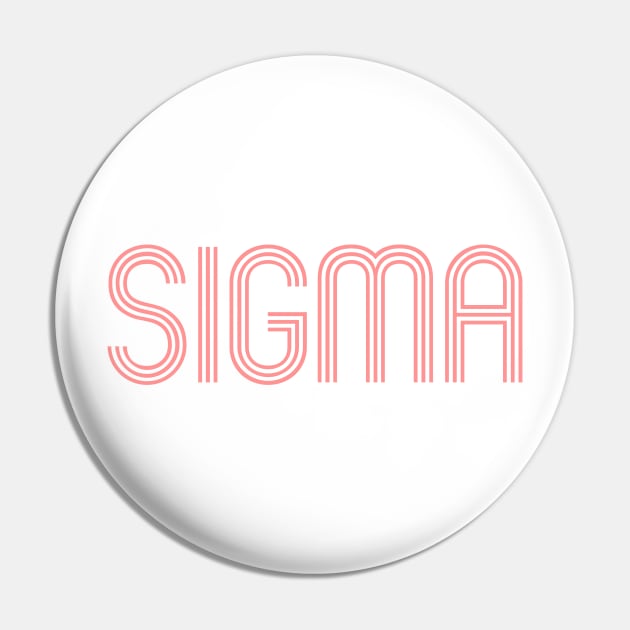 Sigma: Embrace Fashion's Finest Symbol of Timeless Elegance Pin by Salaar Design Hub