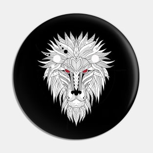 Lion Artwork Pin