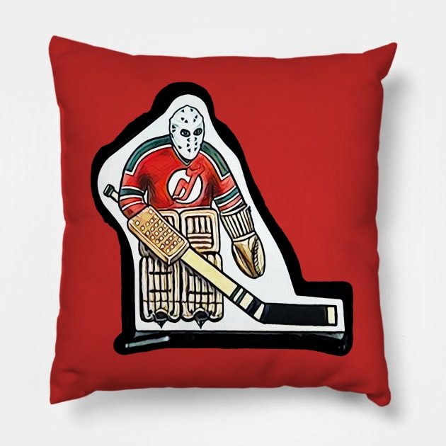 Coleco Table Hockey Players - New Jersey Devils Goalie Pillow by mafmove