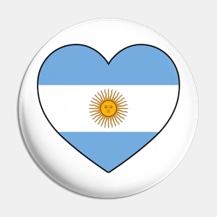 Heart - Argentina _044 Pin