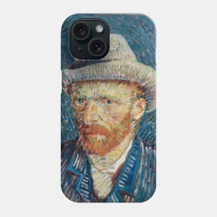 Vincent van Gogh's Self-Portrait with Grey Felt Hat Phone Case