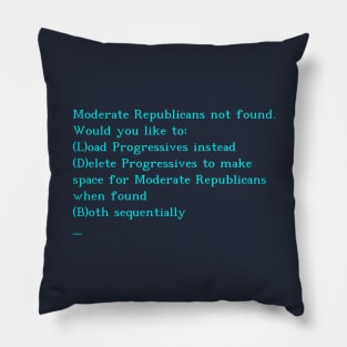 Moderate Republicans Not Found Pillow