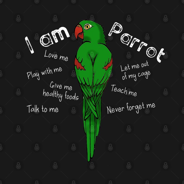 I am Parrot by SkyeElizabeth