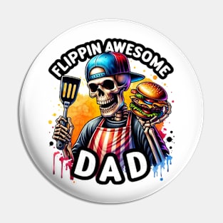 Flippin Awesome Dad Pin