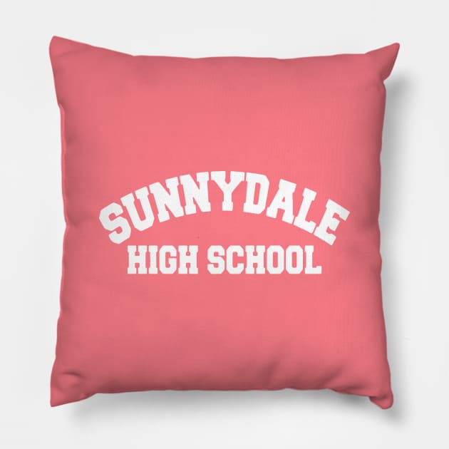 Sunnydale High School Logo Merch Pillow by rahayu