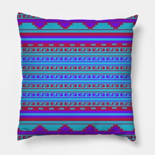 Ethnic Mexican Aztec  geometric pattern Pillow