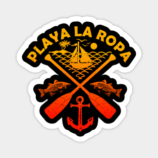 Playa La Ropa Beach, Mexico, Boat Paddle Magnet