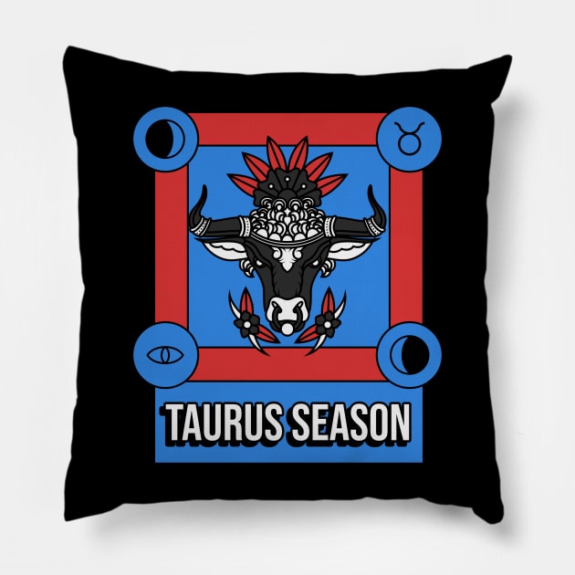 Taurus Pillow by TeesMePlease