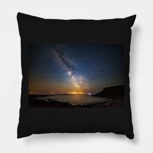 Port Eynon Bay and the Milky Way, Gower Pillow