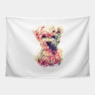 Pop Art Puppy Dog Tapestry