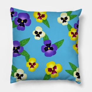 Pansy / Johnny Jump up Pillow