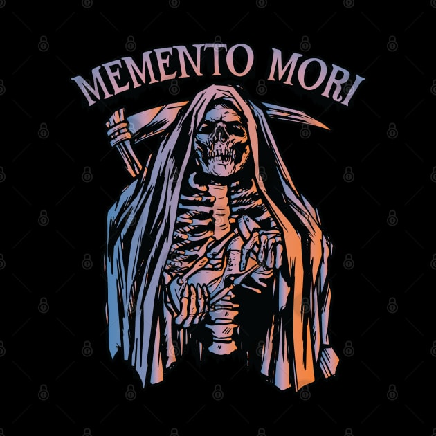 Skeleton Grim Reaper - Memento Mori by Graphic Duster