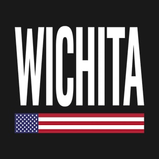 Wichita City Pride USA Flag T-Shirt