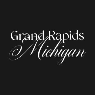 Grand Rapids Michigan word design T-Shirt