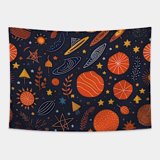 Space Pattern 1 Tapestry