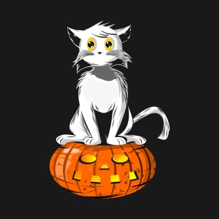 Cat with the Pumpkin T-Shirt