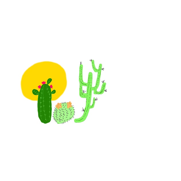 Three cactuses by PetriGoodVibes