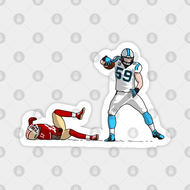kuechly routed Magnet by rsclvisual