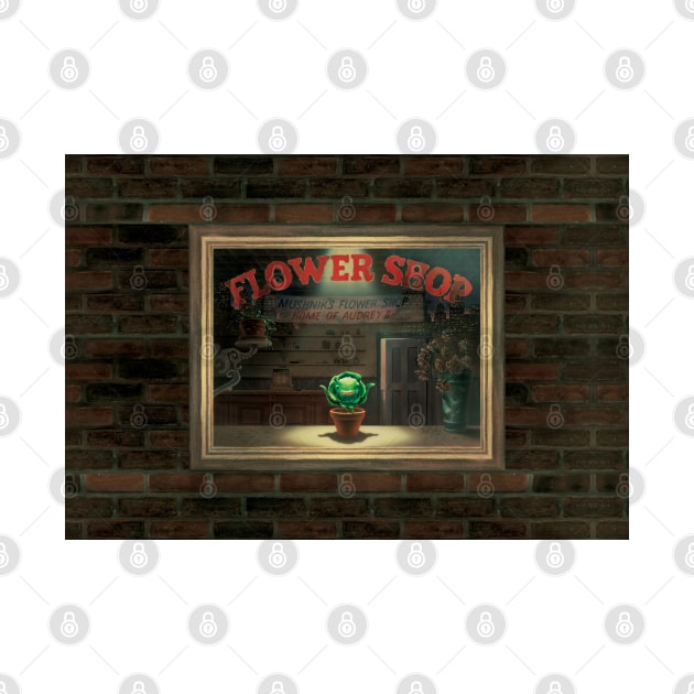 Little Shop of Horrors Flower Shop Complete Wall Poster by Edumj