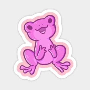 Pink Frog Magnet