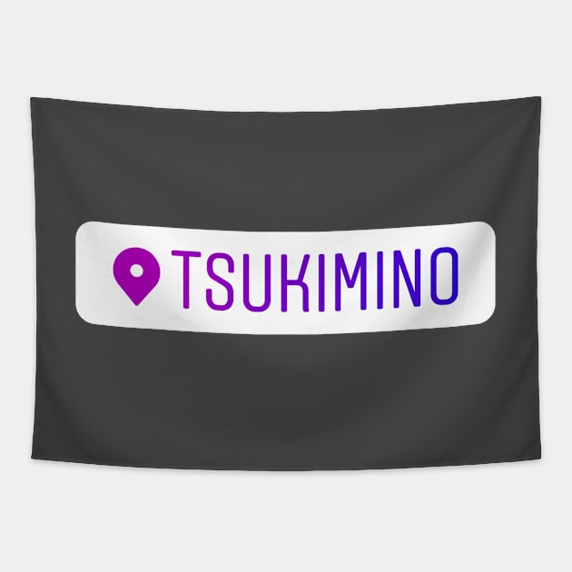 Tsukimino Instagram Location Tag Tapestry by RenataCacaoPhotography