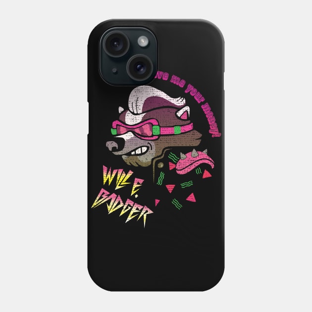 Will E. Badger (vintage) Phone Case by VinylCountdown