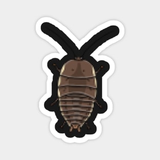 8bit pixel Botany Bay Cockroach (Polyzosteria limbata) Magnet