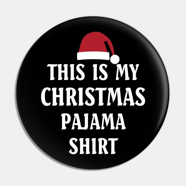 This Is My Christmas Pajama Shirt Funny Christmas Pin by mlleradrian