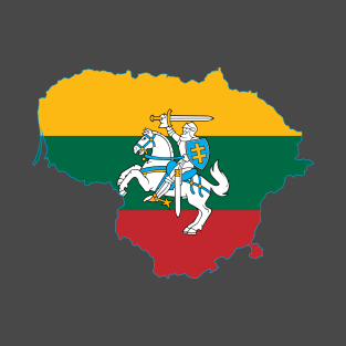 Lithuania Map T-Shirt