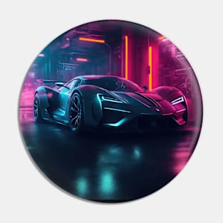 Underground Velocity Sports Car Pin