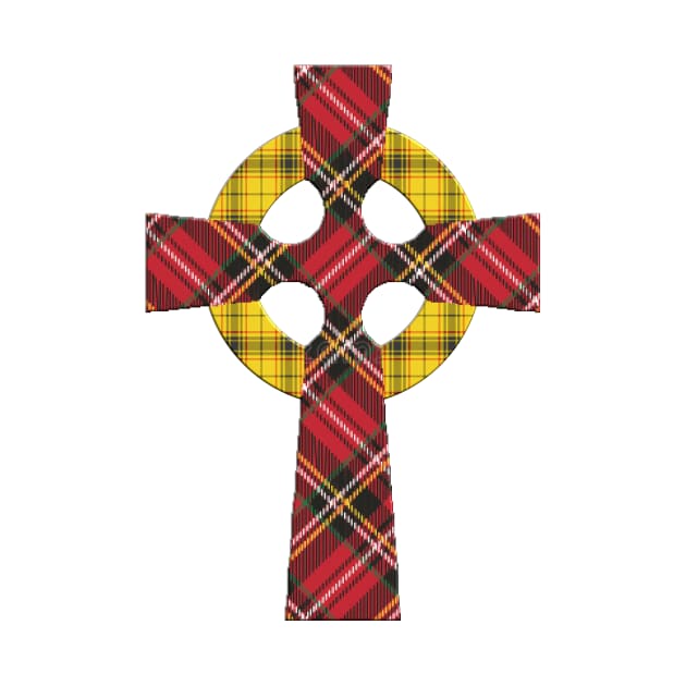 Celtic Tartan Cross by Alex Bleakley