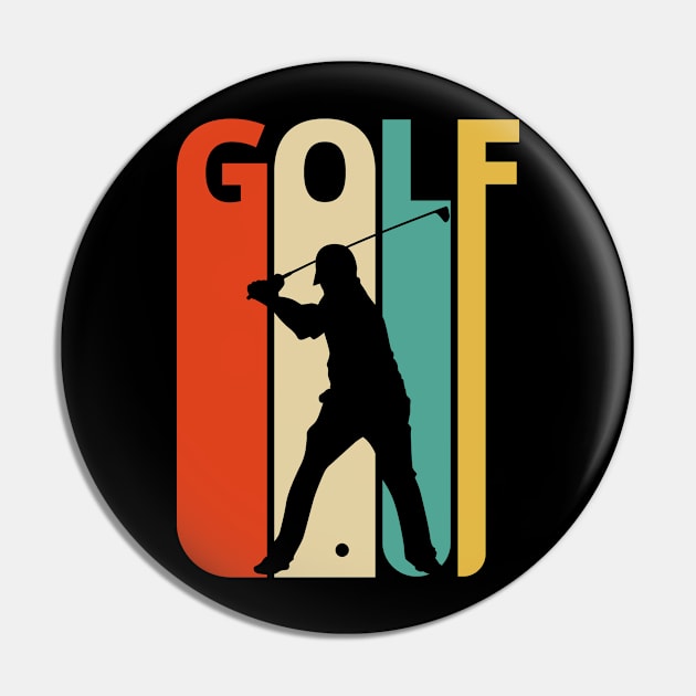 Golf Silhouette, retro design. Pin by MadebyTigger