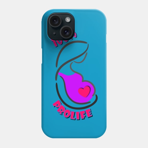 100% Pro-Life Phone Case by AlondraHanley