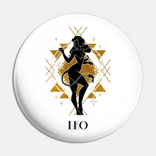 Leo zodiac sign Pin