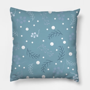Winter Twigs and Berries Pillow