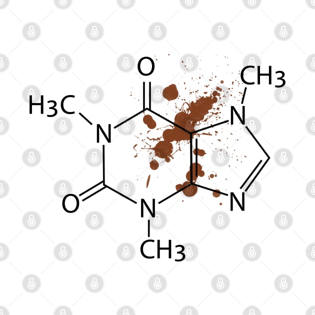 Caffeine Molecule by Ali Kalkanlı