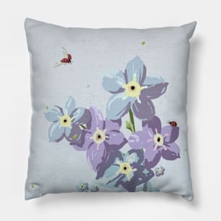 Forget me not Pillow