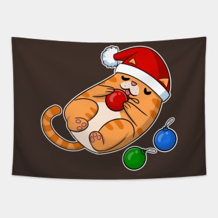 Napping Christmas Tapestry