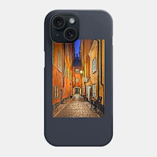 Walking around Gamla Stan - Stockholm Phone Case